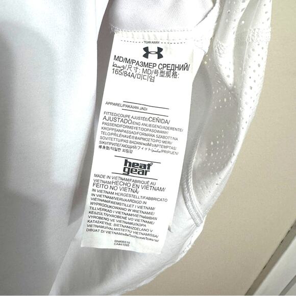 Under Armour White Tennis Athletic Mini Dress White Size M - Picture 5 of 9
